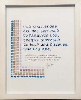 Life's challenges are not supposed to paralyze you, they're supposed to help you discover who you are. Bernice Johnson Reagon 